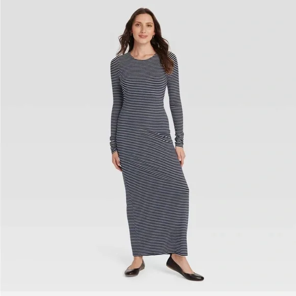 Universal Thread | Dresses | Womens Long Sleeve Knit Maxi Tshirt Dress  Universal Thread New | Poshmark